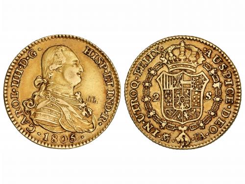 CARLOS IV. 2 Escudos. 1805. MADRID. F.A. 6,76 grs. J.L. en c