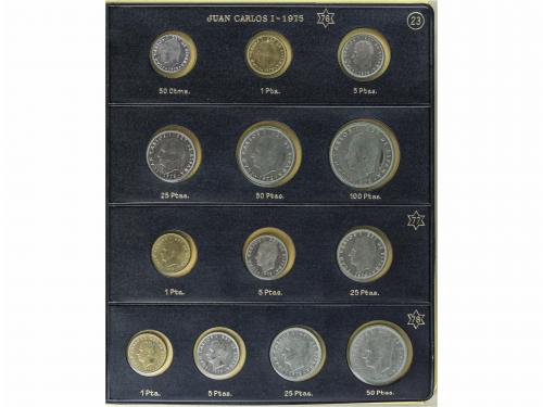 JUAN CARLOS I. Lote 79 monedas 50 Céntimos a 100 Pesetas. 19