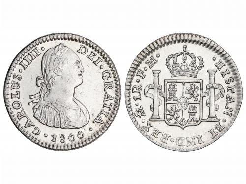 CARLOS IV. 1 Real. 1800. MÉXICO. F.M. (Limpiada). AC-442. EB