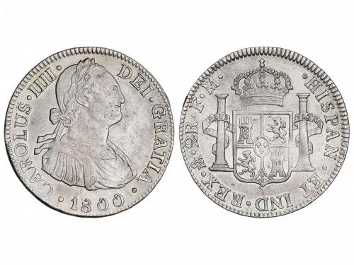 CARLOS IV. 2 Reales. 1800. MÉXICO. F.M. 6,60 grs. Restos de 