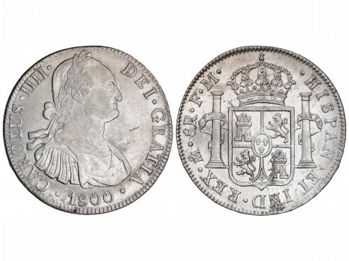 CARLOS IV. 8 Reales. 1800. MÉXICO. F.M. 26,92 grs. Restos de