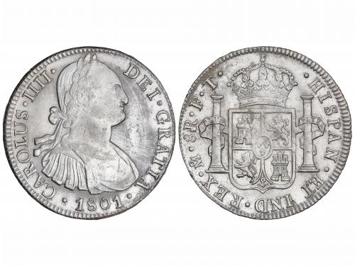 CARLOS IV. 8 Reales. 1801. MÉXICO. F.T. 26,84 grs. (Limpieza