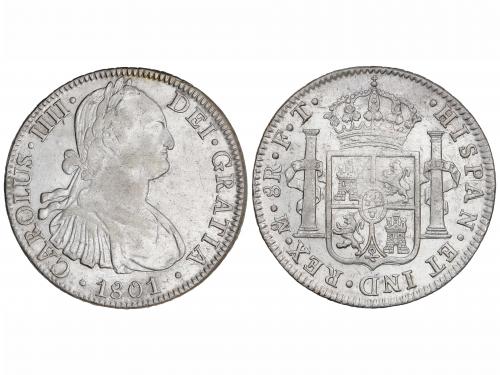 CARLOS IV. 8 Reales. 1801. MÉXICO. F.T./F.M. 26,76 grs. Solo