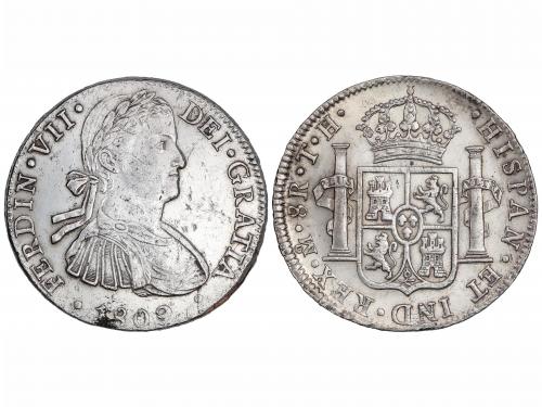 FERNANDO VII. 8 Reales. 1809. MÉXICO. T.H. 26,93 grs. (Golpe