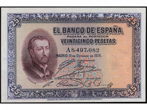 BANCO DE ESPAÑA. 25 Pesetas. 12 Octubre 1926. San Francisco 