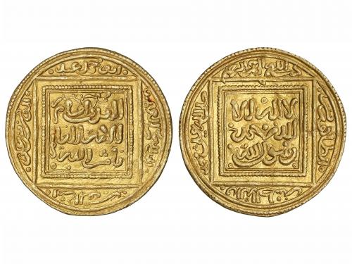 ALMOHADES. 1/2 Dinar. ABD AL-MUMÍN BEN ALÍ. SIN CECA. 2,30 g