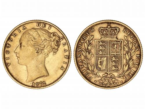 GRAN BRETAÑA. Soberano. 1872. VICTORIA. 7,97 grs. AU. 17 baj