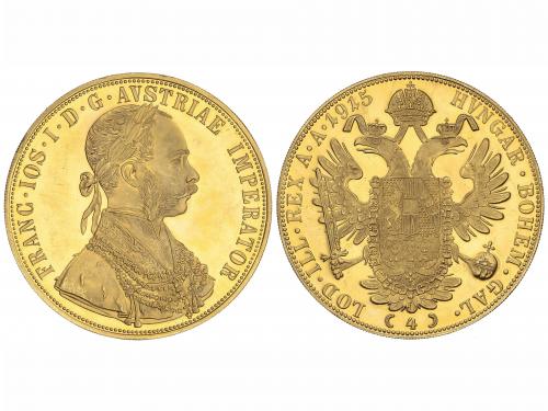 AUSTRIA. 4 Ducados. 1915. FRANCISCO JOSÉ I. 13,94 grs. AU. R