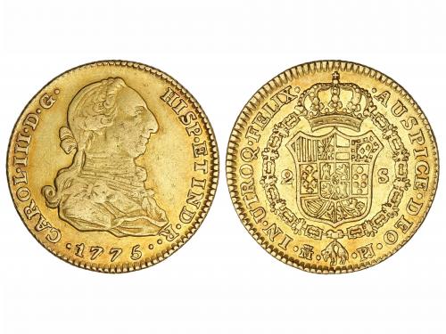 CARLOS III. 2 Escudos. 1775. MADRID. P.J. 6,73 grs. AC-1549.