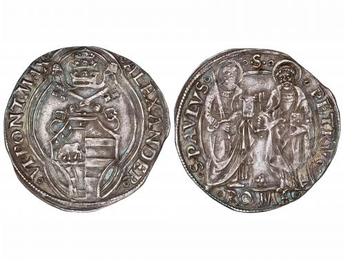 ESTADOS ITALIANOS. Giulio. (1689-1691). ALEJANDRO VI (Rodrig