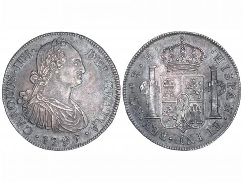 CARLOS IV. 8 Reales. 1797. GUATEMALA. M. 26,72 grs. (Levísim