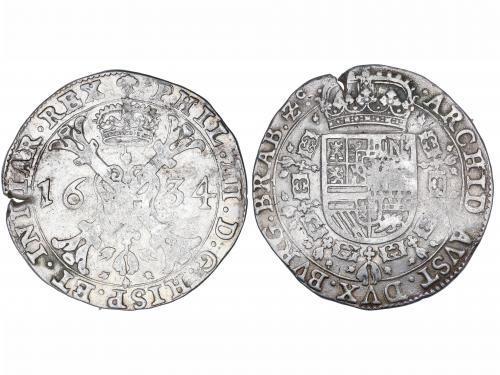 FELIPE IV. Patagón. 1634. BRUSELAS. BRABANTE. 27,83 grs. Van