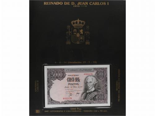 JUAN CARLOS I. Lote 26 billetes 200 a 10.000 Pesetas. 1976 a