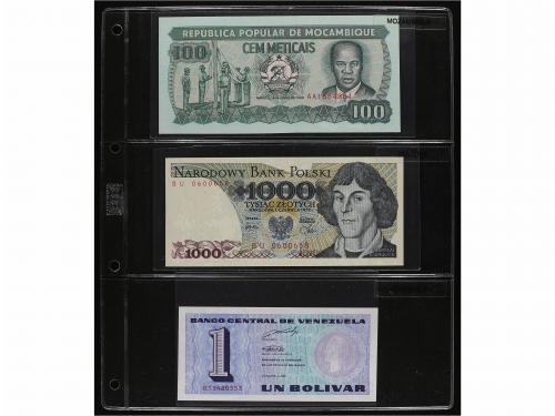 BILLETES EXTRANJEROS. Lote 37 billetes. Siglo XX. VARIOS PAI