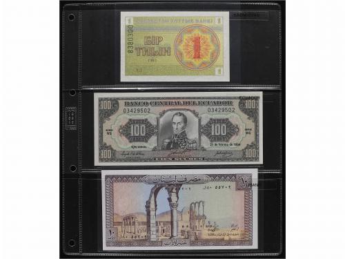 BILLETES EXTRANJEROS. Lote 37 billetes. Siglo XX. VARIOS PAI