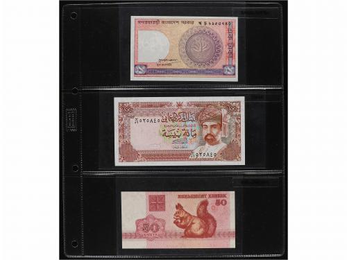 BILLETES EXTRANJEROS. Lote 37 billetes. Siglo XX. VARIOS PAI