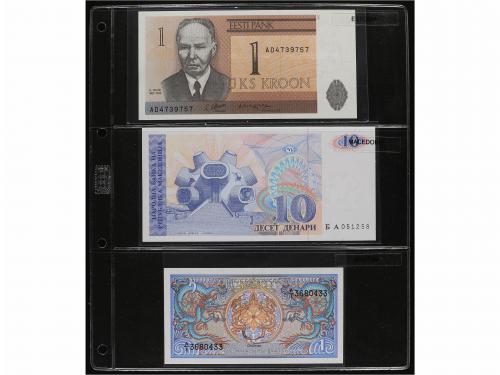 BILLETES EXTRANJEROS. Lote 37 billetes. Siglo XX. VARIOS PAI