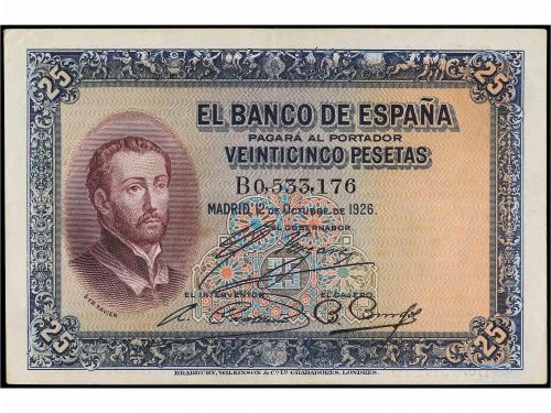 BANCO DE ESPAÑA. 25 Pesetas. 12 Octubre 1926. San Francisco 