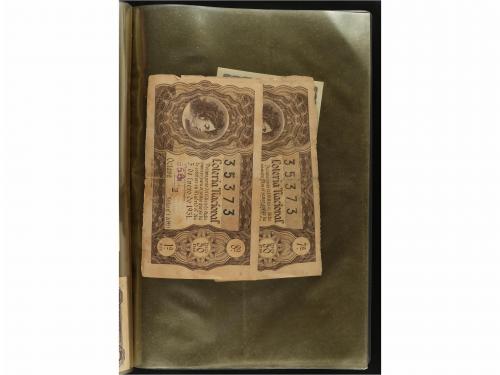 BILLETES EXTRANJEROS. Lote 218 billetes. Siglo XX. En 5 carp