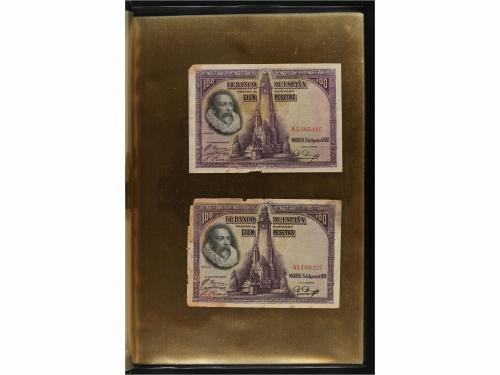 BILLETES EXTRANJEROS. Lote 218 billetes. Siglo XX. En 5 carp