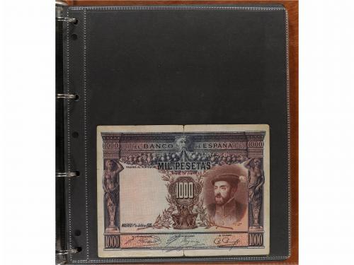 BILLETES ESPAÑOLES. Lote 79 billetes 50 Céntimos a 2.000 Pes