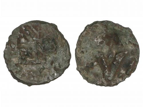 MONEDA CATALANA LOCAL Y PELLOFES. Diner. FERRAN II. VIC. 0,3