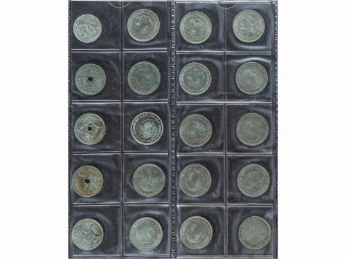 LOTES y COLECCIONES. Lote 208 monedas 5 Céntimos a 2.000 Pes