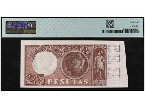 BANCO DE ESPAÑA. 25 Pesetas. 17 Mayo 1899. Precintado y gara