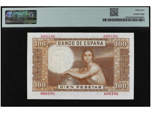 ESTADO ESPAÑOL. 100 Pesetas. 7 Abril 1953. Julio Romero de T