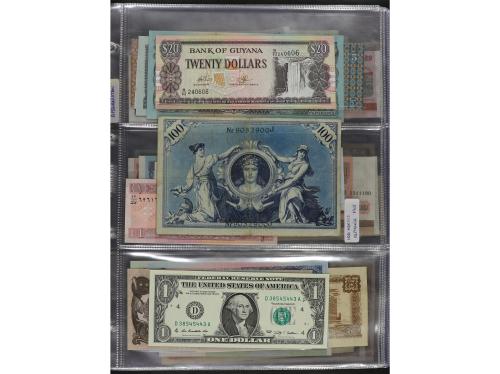 BILLETES EXTRANJEROS. Lote Más de 200 Billetes. Siglo XX. DI