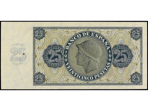 ESTADO ESPAÑOL. 25 Pesetas. 21 Noviembre 1936. Serie R. (Peq