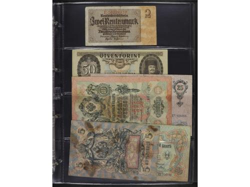 Lote Alrededor de 98 billletes. Siglo XX. Contiene billetes 