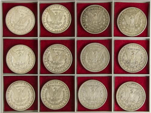 ESTADOS UNIDOS. Lote 20 monedas 1 Dollar. 1878 a 1921. PHILA