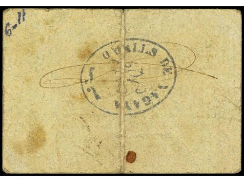 CATALUNYA. 1 Pesseta. Març 1937. Aj. d´ ELS OMELLS DE NA GAI