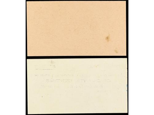 CATALUNYA. Lote 2 billetes 50 Cèntims y 1 Pesseta. 22 Febrer