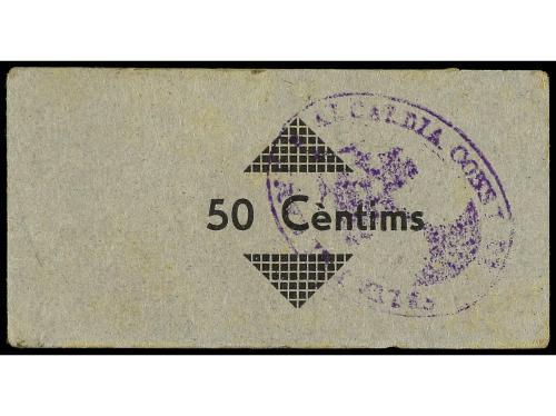 CATALUNYA. 50 Cèntims. Aj. de LA SELVA DEL CAMP. Cartón. MUY
