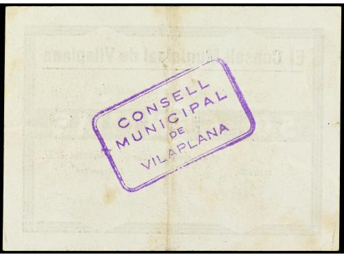 CATALUNYA. 50 Cèntims. Febrer 1937. C.M. de VILAPLANA. (Muy 