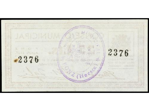 ARAGÓN-FRANJA DE PONENT. 25 Céntimos. 31 Julio 1937. C.M. de