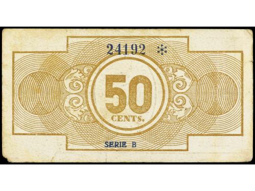 CASTILLA-LA MANCHA. 50 Céntimos. 1 Noviembre 1937. C.M. de L