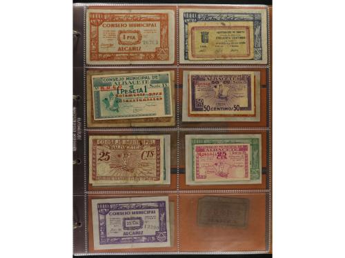 Lote 141 billetes. Varias PROVINCIAS DE ESPAÑA. Resto de col