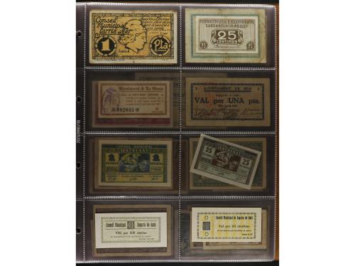 Lote 460 billetes. CATALUNYA. Muy interesante resto de colec