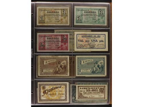 Lote 460 billetes. CATALUNYA. Muy interesante resto de colec