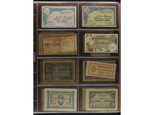 Lote 460 billetes. CATALUNYA. Muy interesante resto de colec