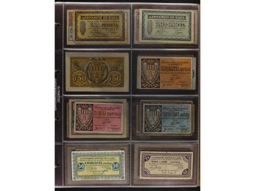 Lote 460 billetes. CATALUNYA. Muy interesante resto de colec
