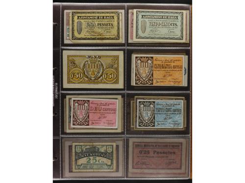 Lote 460 billetes. CATALUNYA. Muy interesante resto de colec