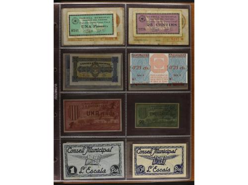 Lote 460 billetes. CATALUNYA. Muy interesante resto de colec