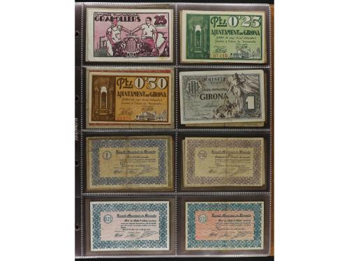 Lote 460 billetes. CATALUNYA. Muy interesante resto de colec