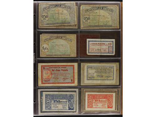Lote 460 billetes. CATALUNYA. Muy interesante resto de colec