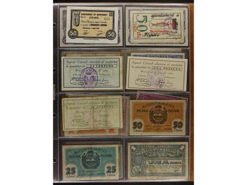 Lote 460 billetes. CATALUNYA. Muy interesante resto de colec