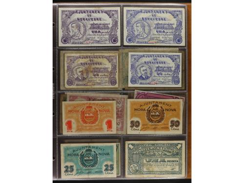 Lote 460 billetes. CATALUNYA. Muy interesante resto de colec